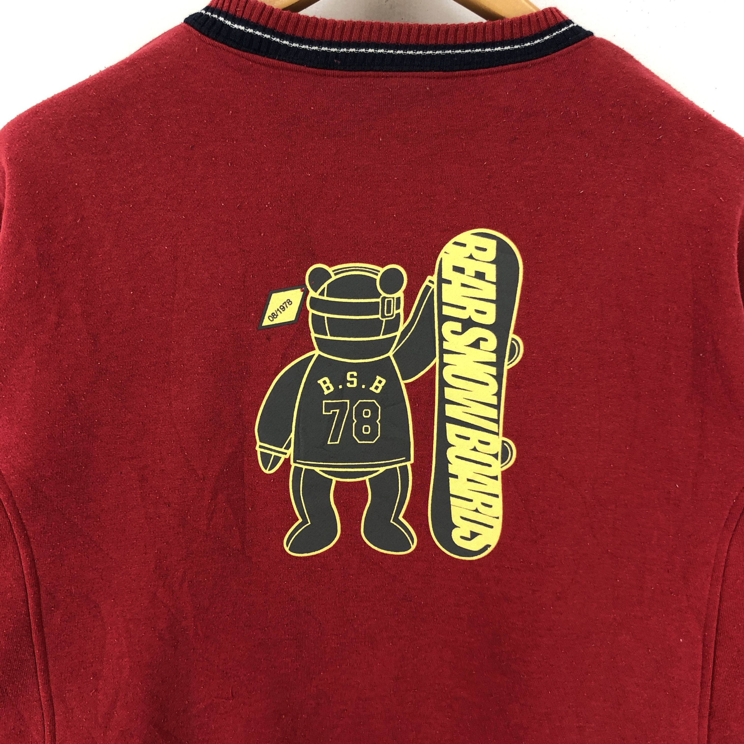 Other BEAR Crew Neck Sweatshirt Mirror Print #1843-51 Size US M / EU 48-50 / 2 - 6 Thumbnail