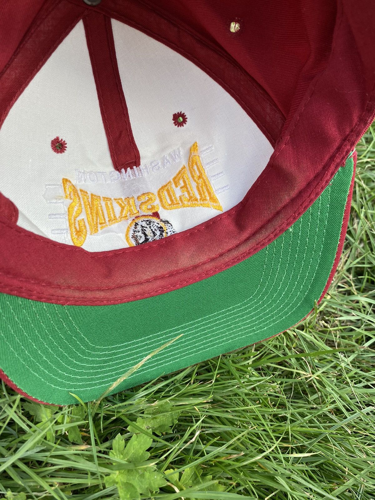 NFL Vintage 90s Washington Redskins Script NFL Snapback Hat Size ONE SIZE - 6 Thumbnail
