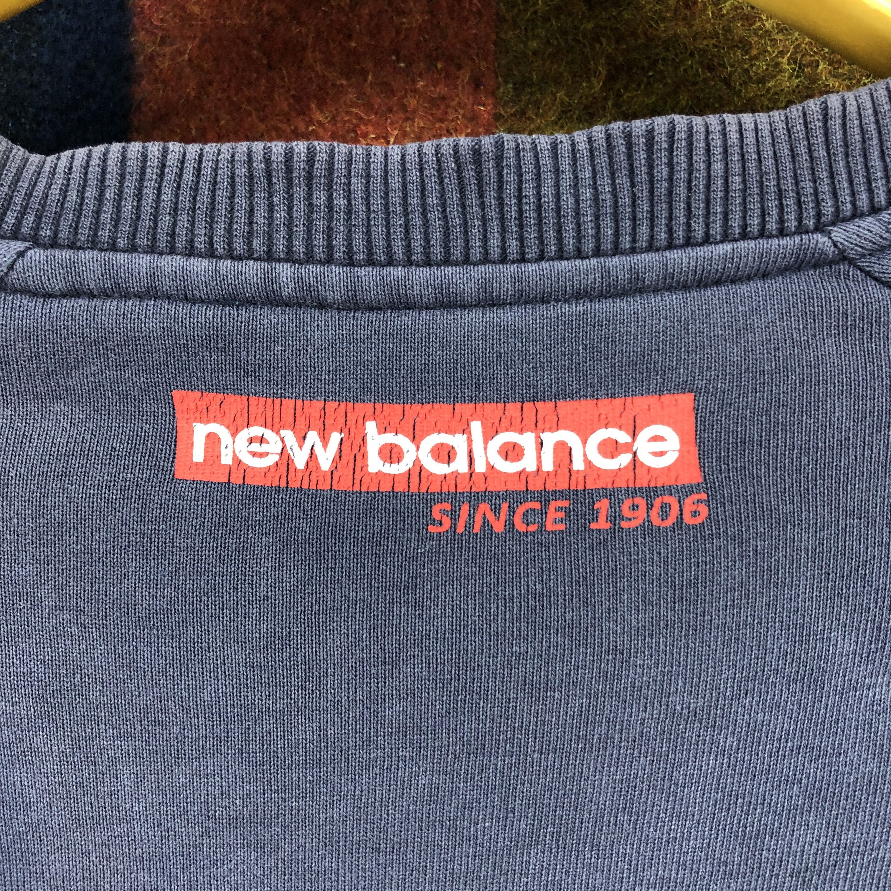 New Balance NEW BALANCE Crew Neck Distress Sweatshirt #0686/AD Size US M / EU 48-50 / 2 - 11 Thumbnail