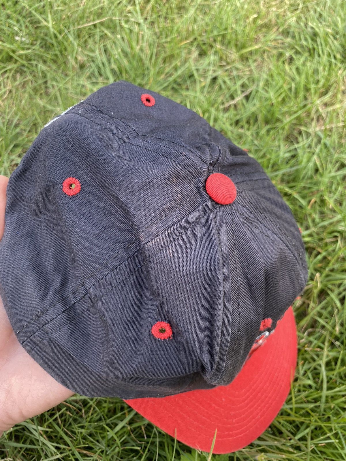 MLB × New Era × Vintage 🔥 90s vintage Cleveland Indians snapback hat Size ONE SIZE - 5 Thumbnail