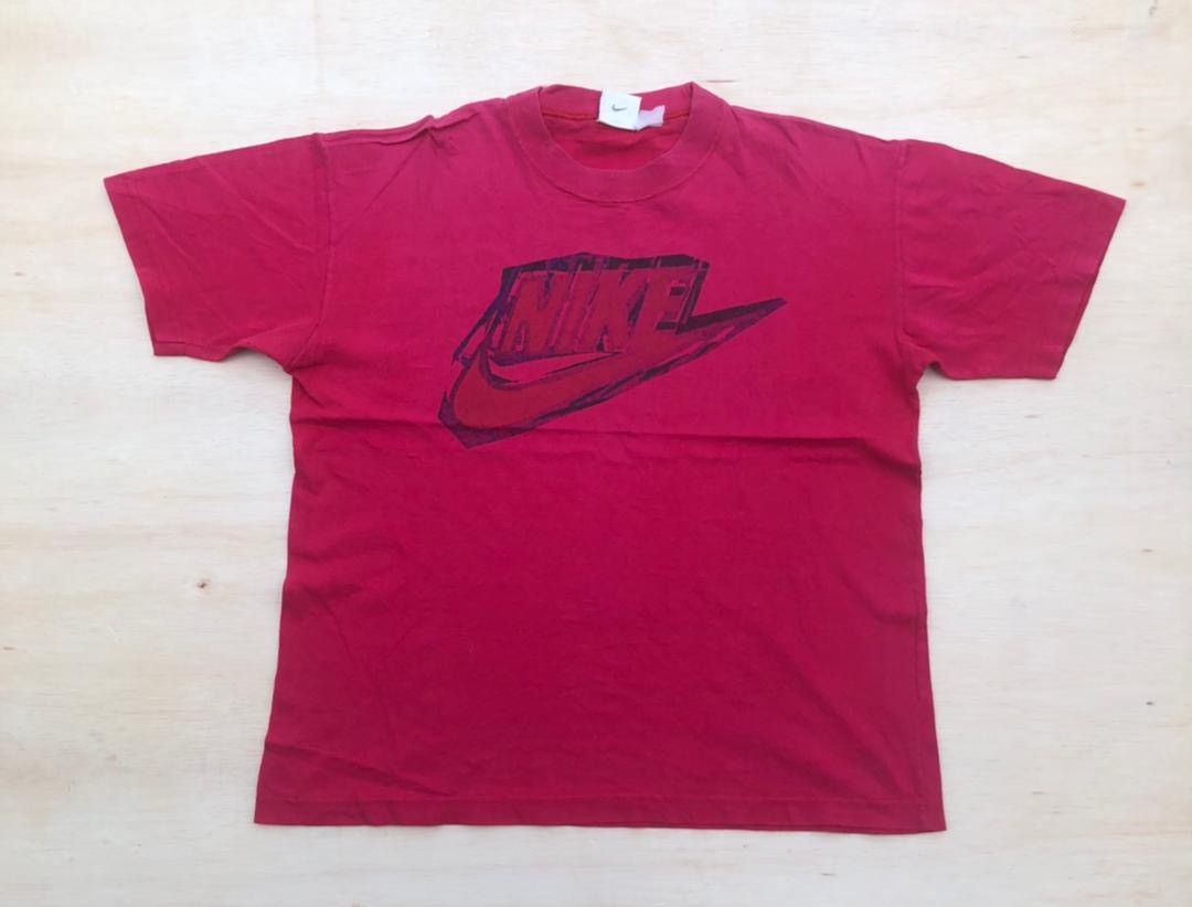 Nike × Vintage vintage Nike tee 90s C5 redtag Size US L / EU 52-54 / 3 - 1 Thumbnail