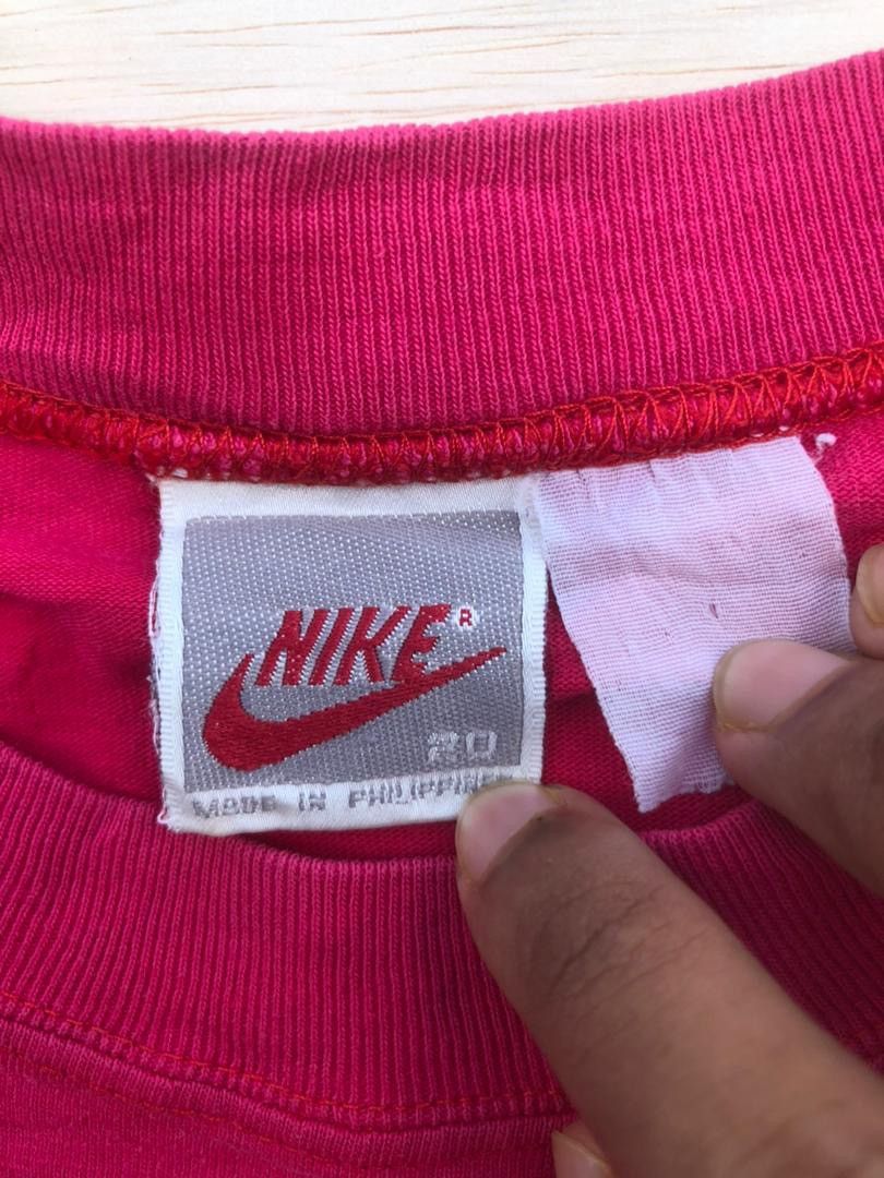 Nike × Vintage vintage Nike tee 90s C5 redtag Size US L / EU 52-54 / 3 - 3 Thumbnail