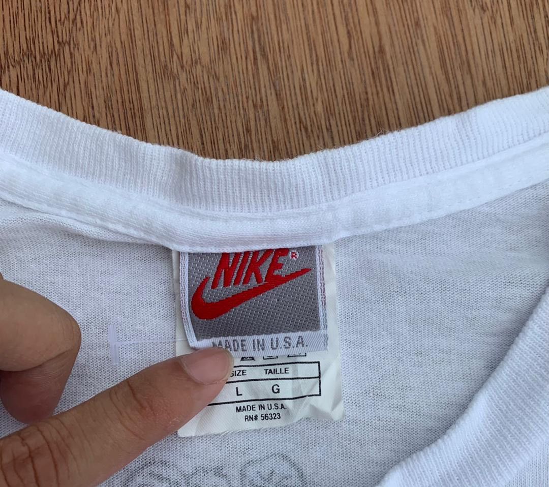 Nike × Vintage Vintage 90s NIKE Made in USA greytag Size US L / EU 52-54 / 3 - 5 Thumbnail