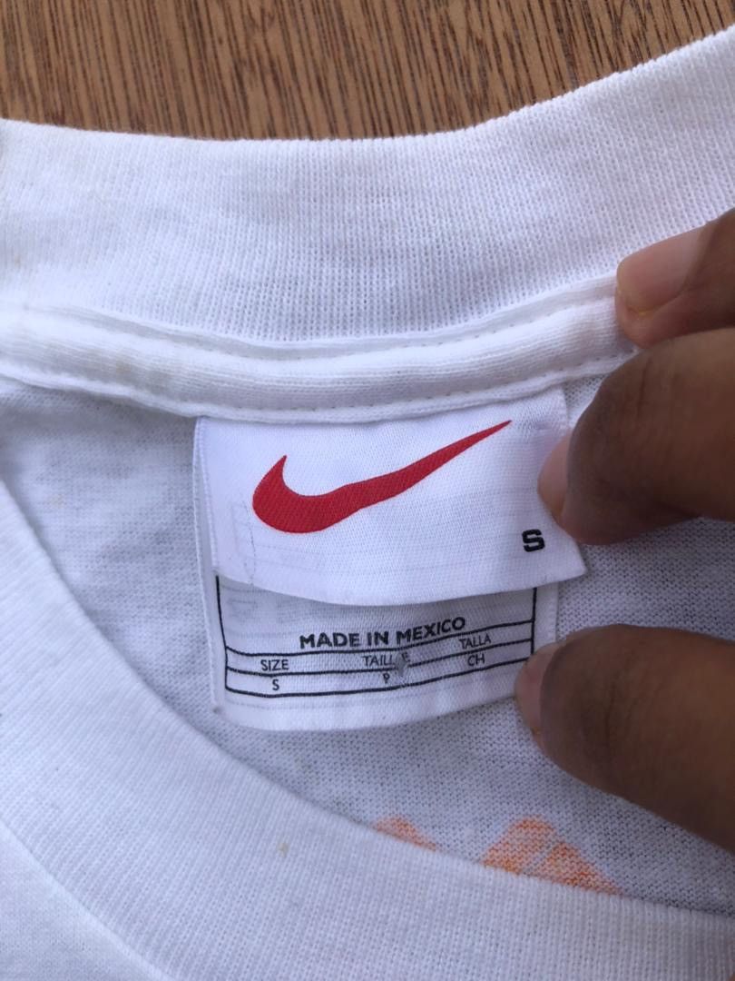 Nike × Vintage vintage tee NIKE A34 Size US S / EU 44-46 / 1 - 4 Thumbnail