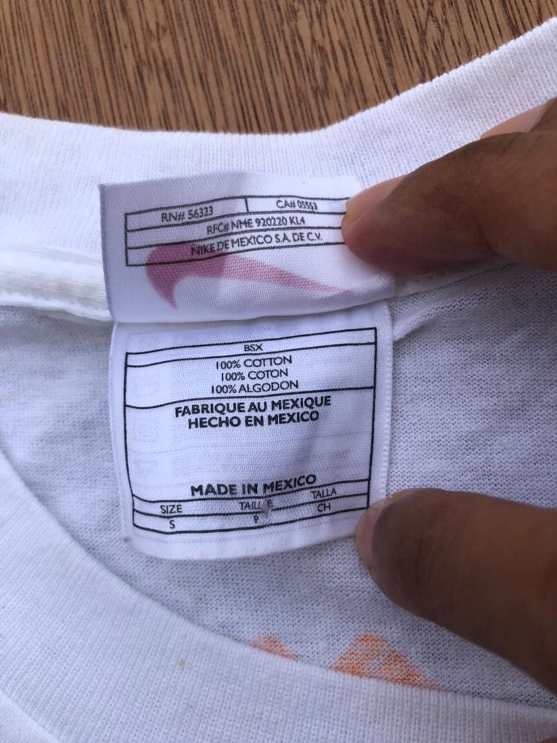 Nike × Vintage vintage tee NIKE A34 Size US S / EU 44-46 / 1 - 6 Thumbnail
