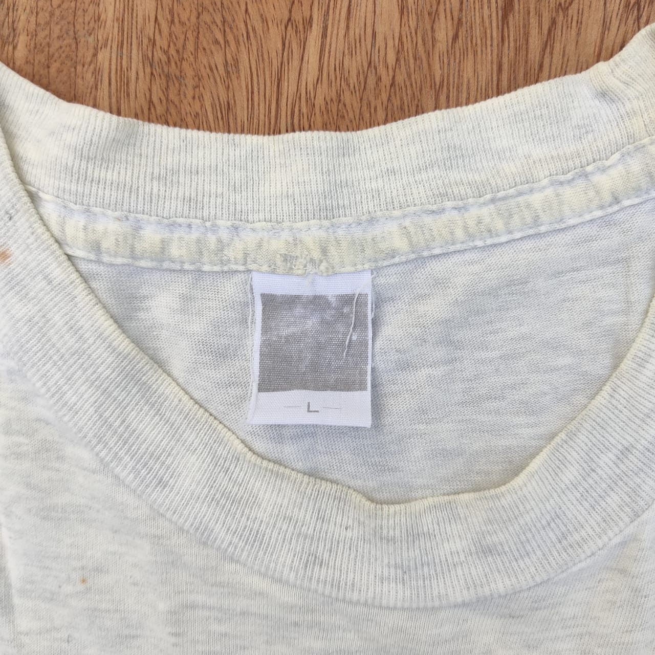 Nike × Vintage vintage Nike tee big swoosh logo 90s C16 greytag Size US L / EU 52-54 / 3 - 4 Thumbnail