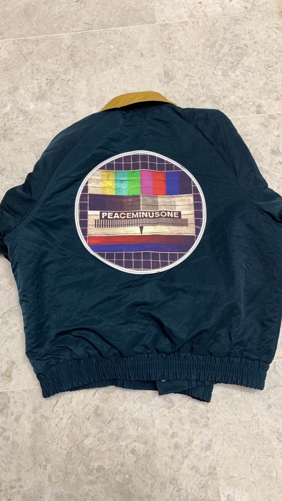 peaceminusone Rare Peaceminusone G-Dragon test pattern bomber jacket Size US XL / EU 56 / 4 - 3 Thumbnail