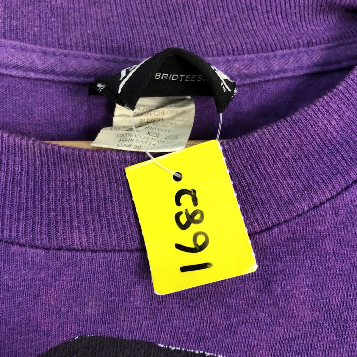 Vintage DL Hybrid graffiti hip hop rapper Purple Tshirt #1682 Size US L / EU 52-54 / 3 - 12 Thumbnail