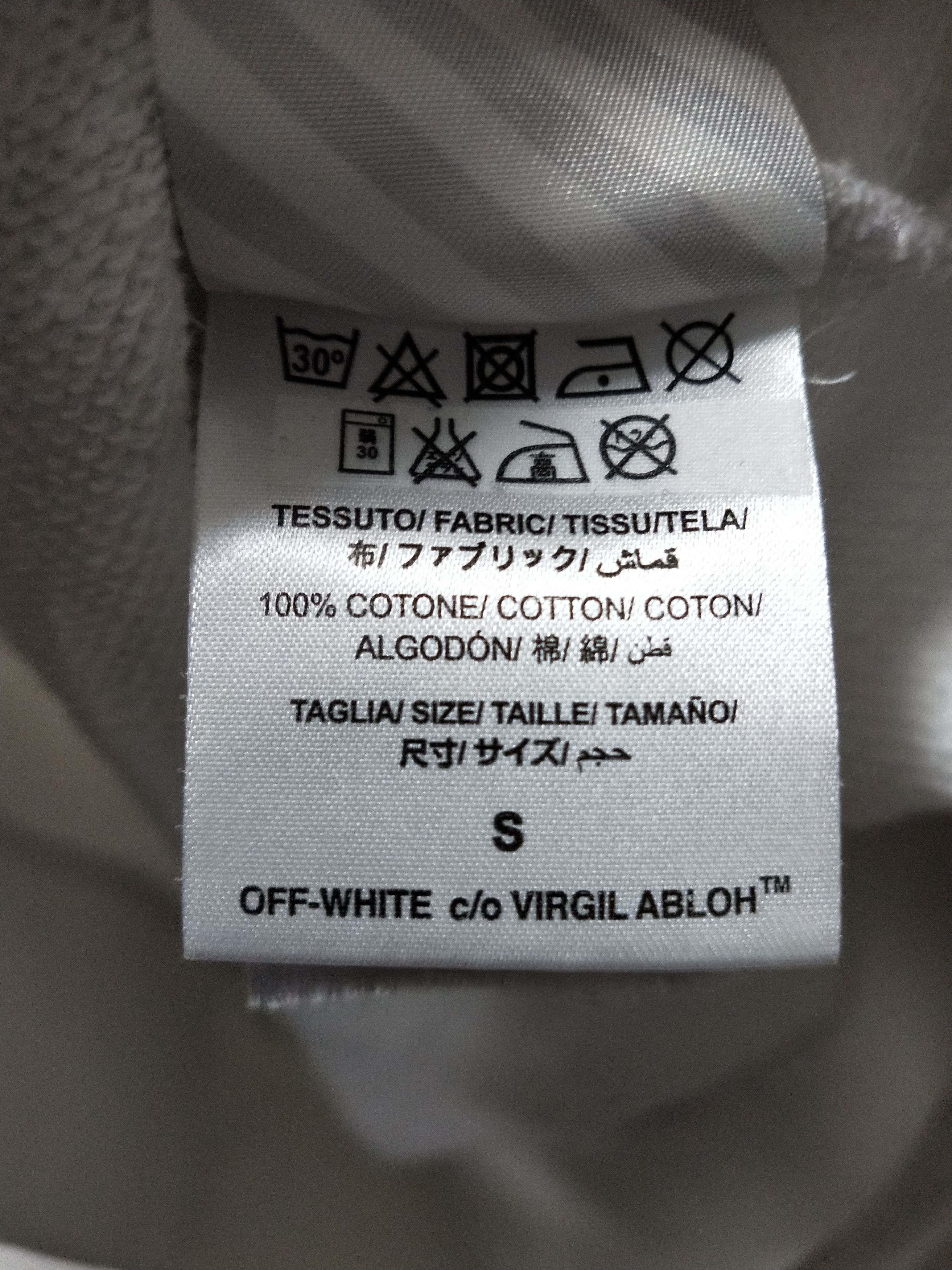 Off-White Caravaggio “MIRROR MIRROR” Arrows Hoodie Size US M / EU 48-50 / 2 - 6 Thumbnail