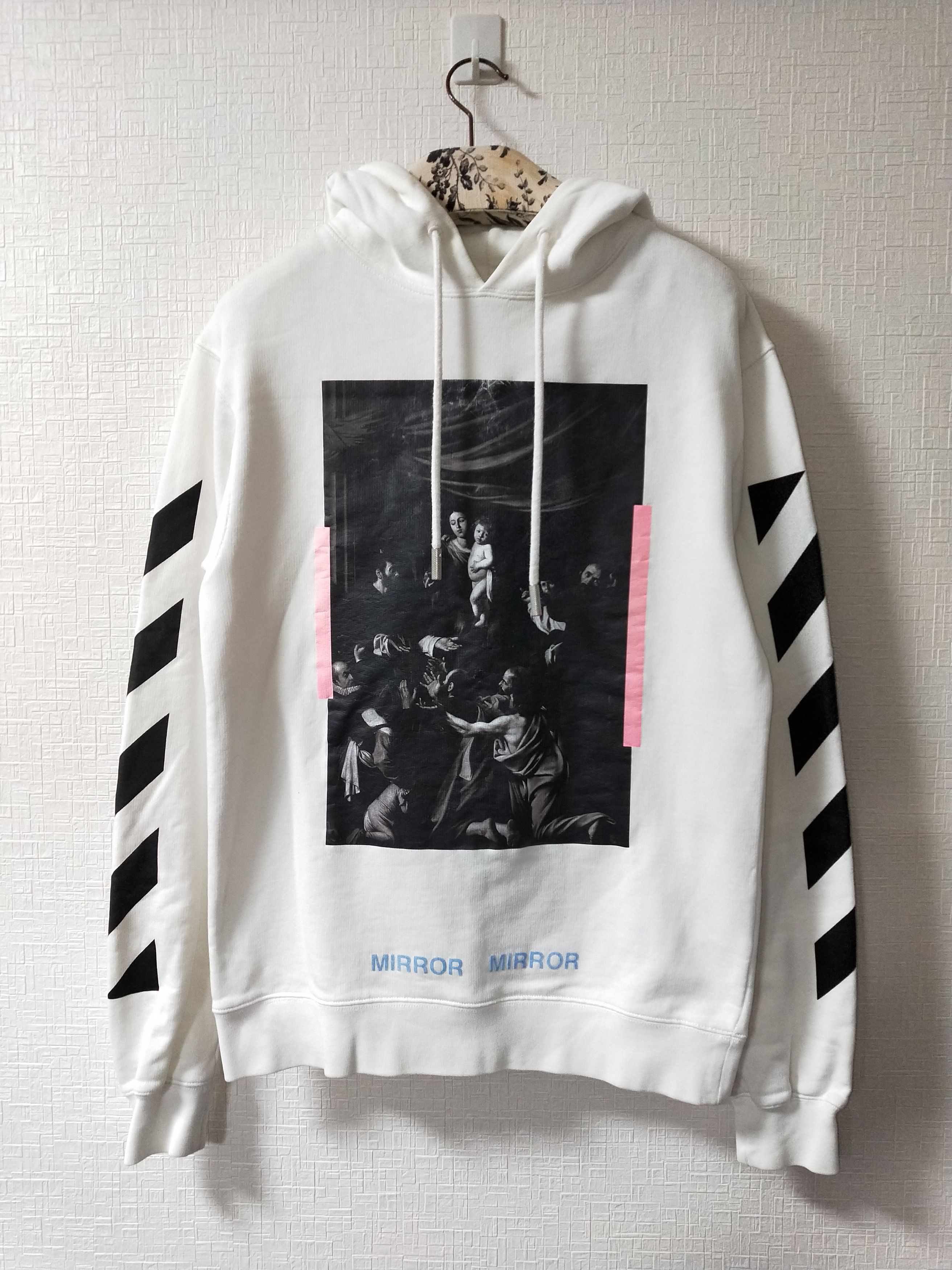 Off-White Caravaggio “MIRROR MIRROR” Arrows Hoodie Size US M / EU 48-50 / 2 - 1 Thumbnail