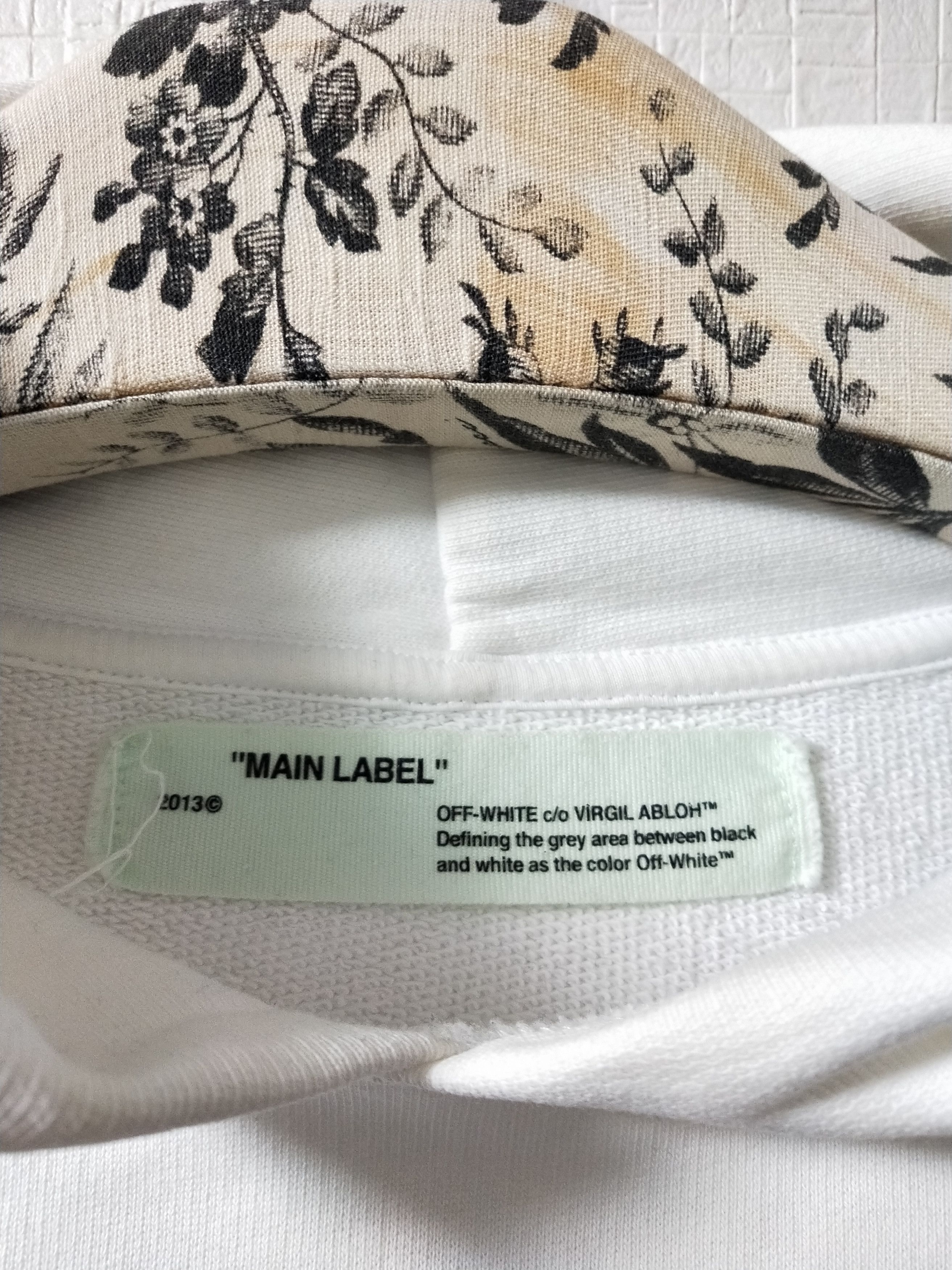 Off-White Caravaggio “MIRROR MIRROR” Arrows Hoodie Size US M / EU 48-50 / 2 - 4 Thumbnail