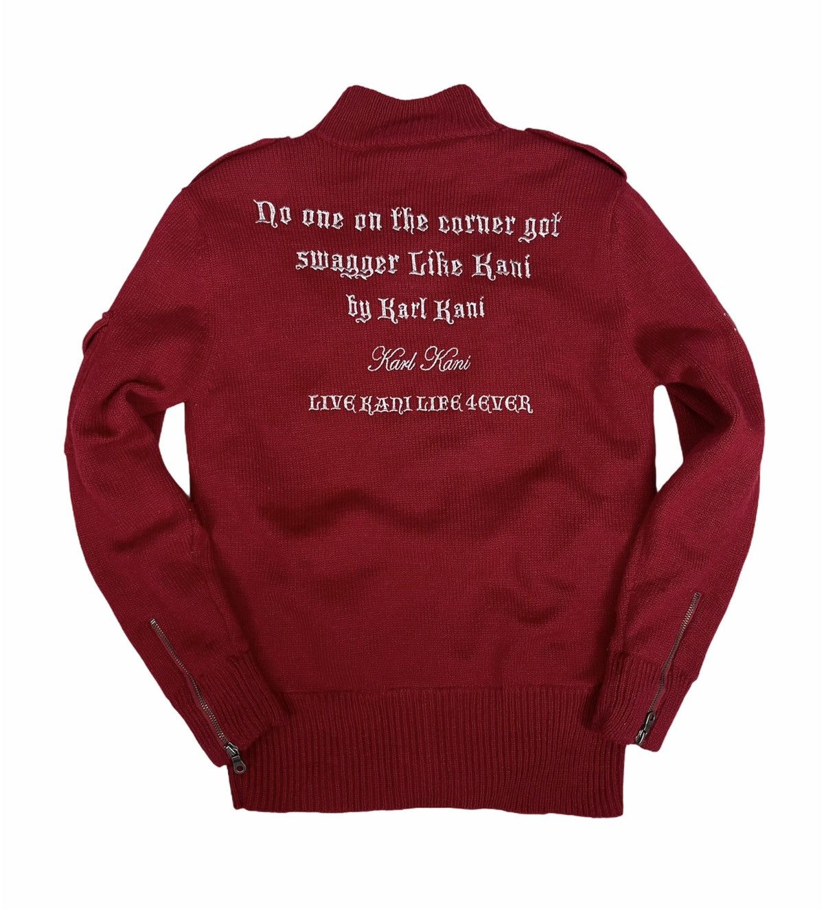 Karl Kani KARL KANI NEW YORK 1989 MULTIPOCKET KNIT JACKET Size US L / EU 52-54 / 3 - 3 Thumbnail