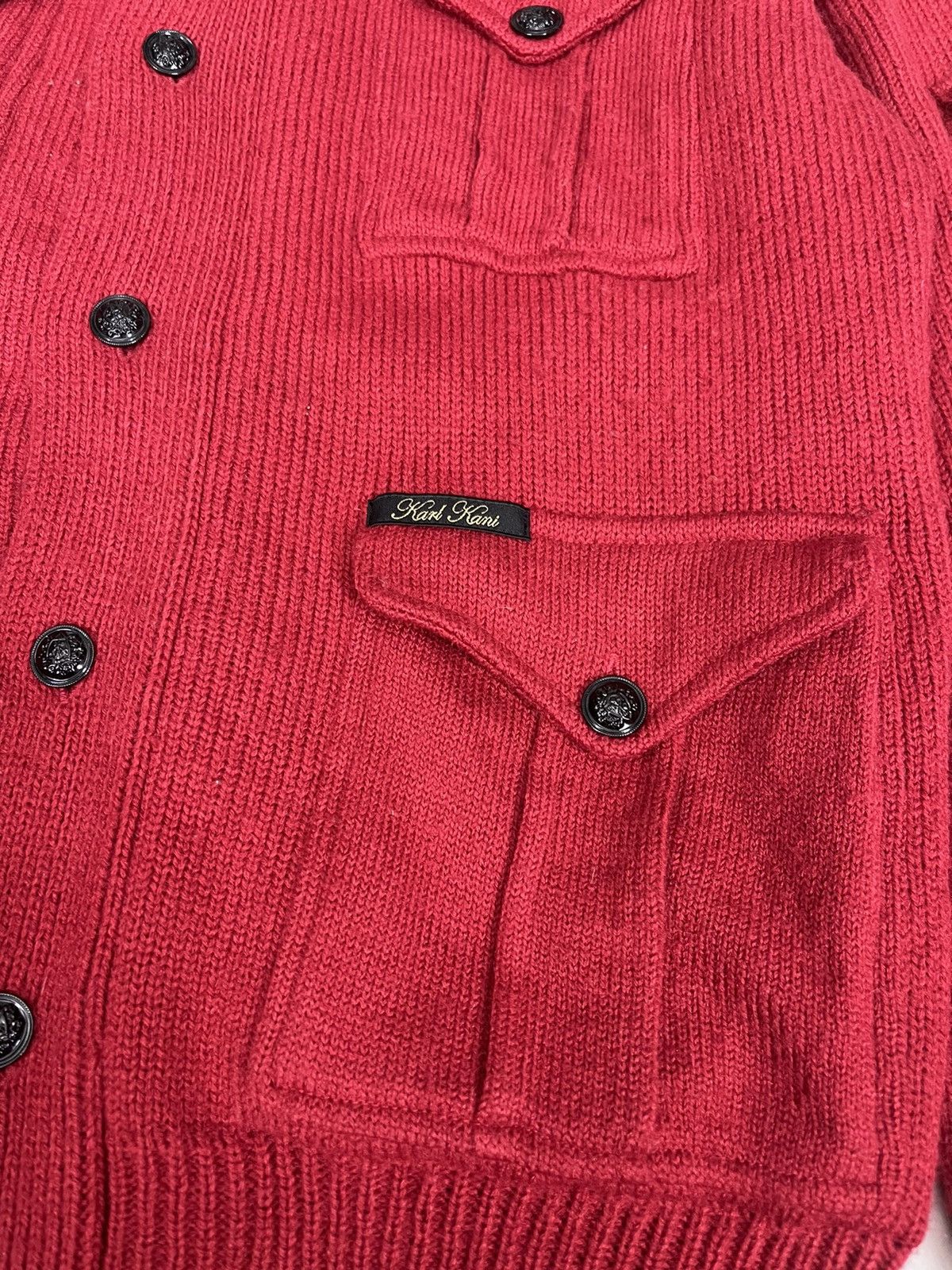 Karl Kani KARL KANI NEW YORK 1989 MULTIPOCKET KNIT JACKET Size US L / EU 52-54 / 3 - 7 Thumbnail