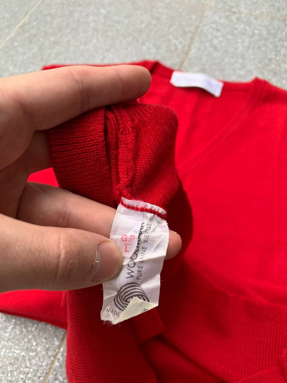 Dior Vintage Dior 90s red sweater vest Size US L / EU 52-54 / 3 - 6 Thumbnail