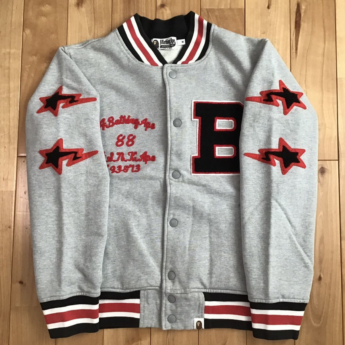 Bape BAPE STA sweat varsity jacket a bathing ape star Size US M / EU 48-50 / 2 - 1 Thumbnail