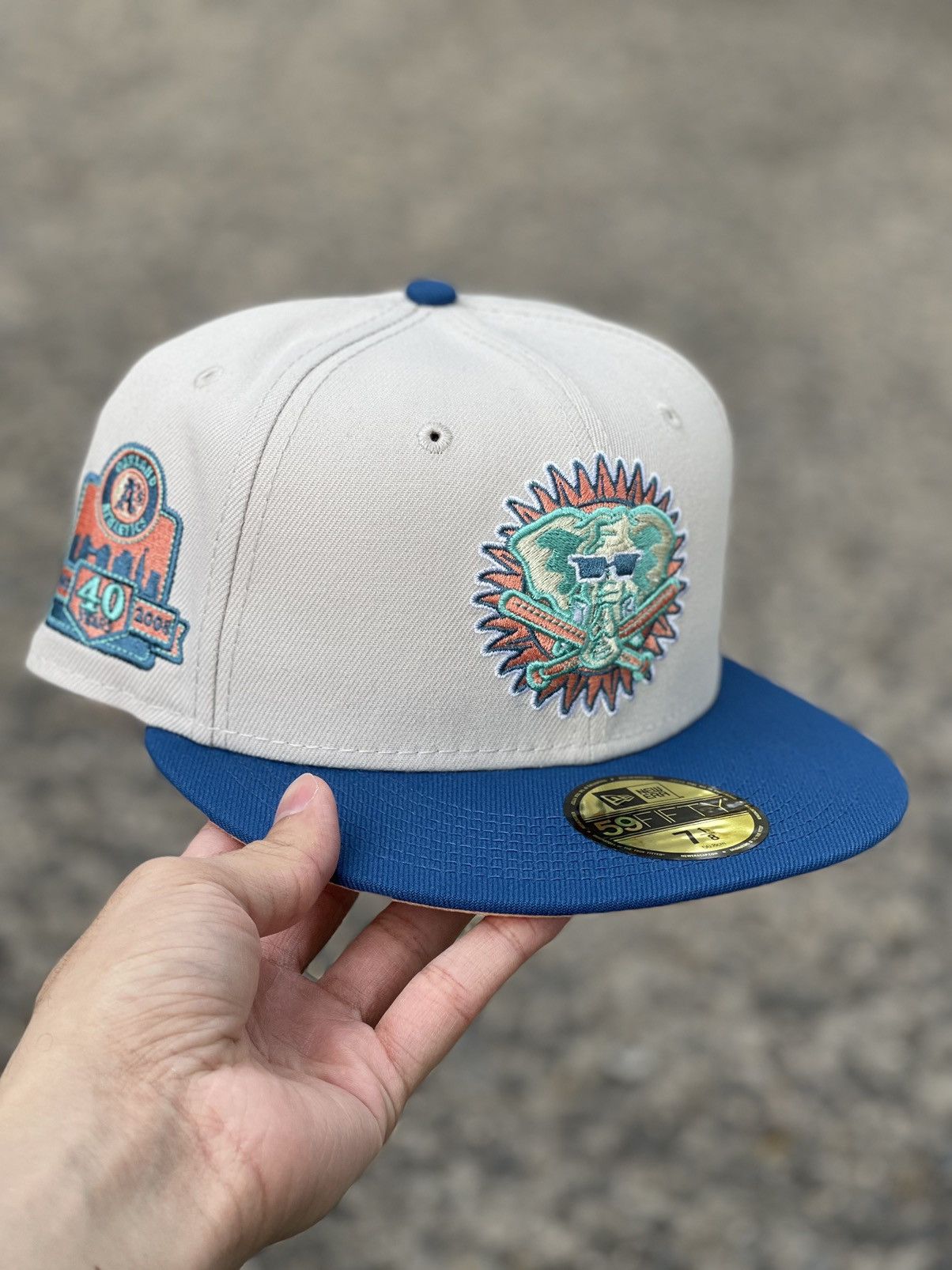 Hat Club Hat Club Exclusive “Ocean Drive” Oakland Athletics 7 1/8 Size ONE SIZE - 1 Thumbnail