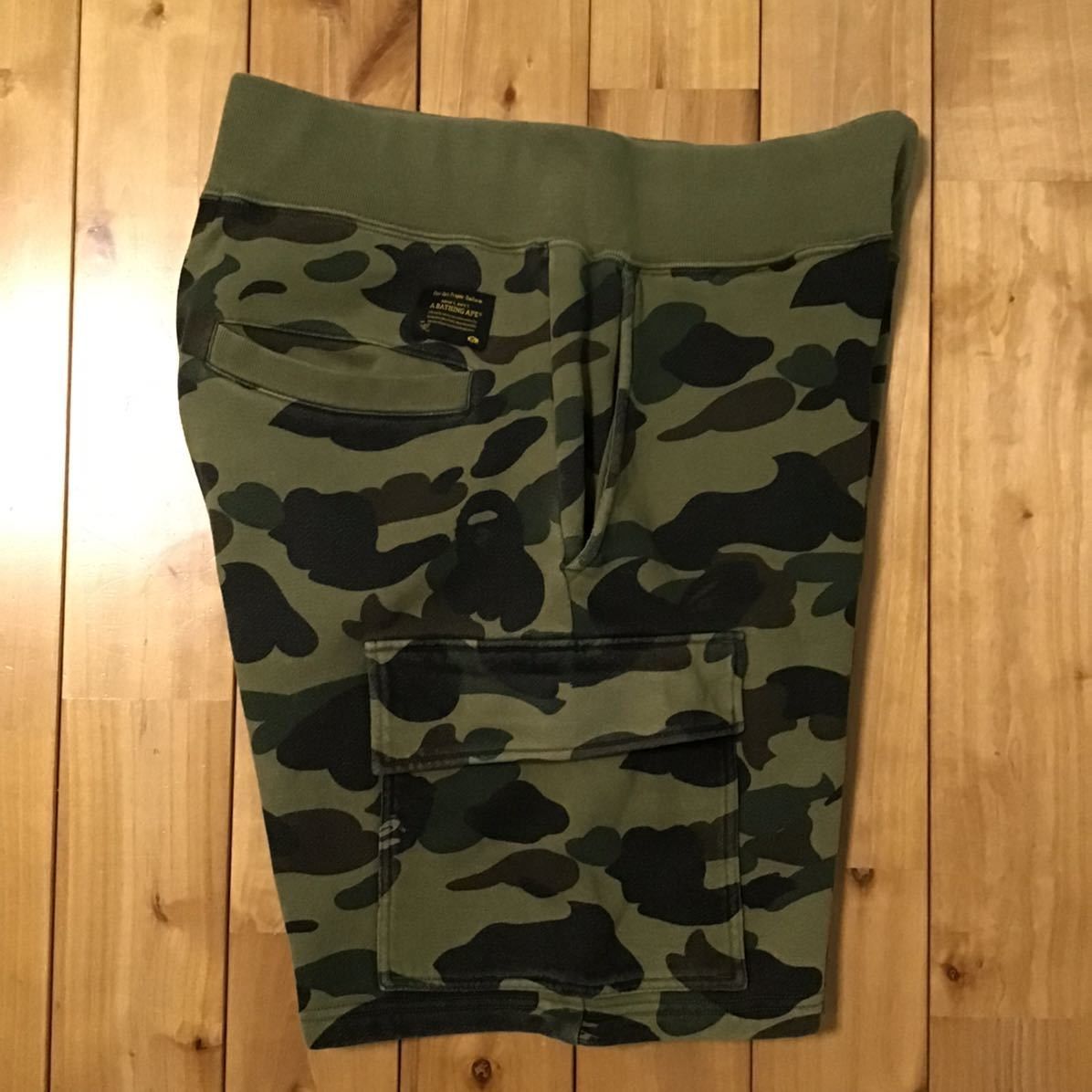 Bape BAPE Sweat cargo shorts 1st camo green ape ★size S Size US 30 / EU 46 - 2 Thumbnail