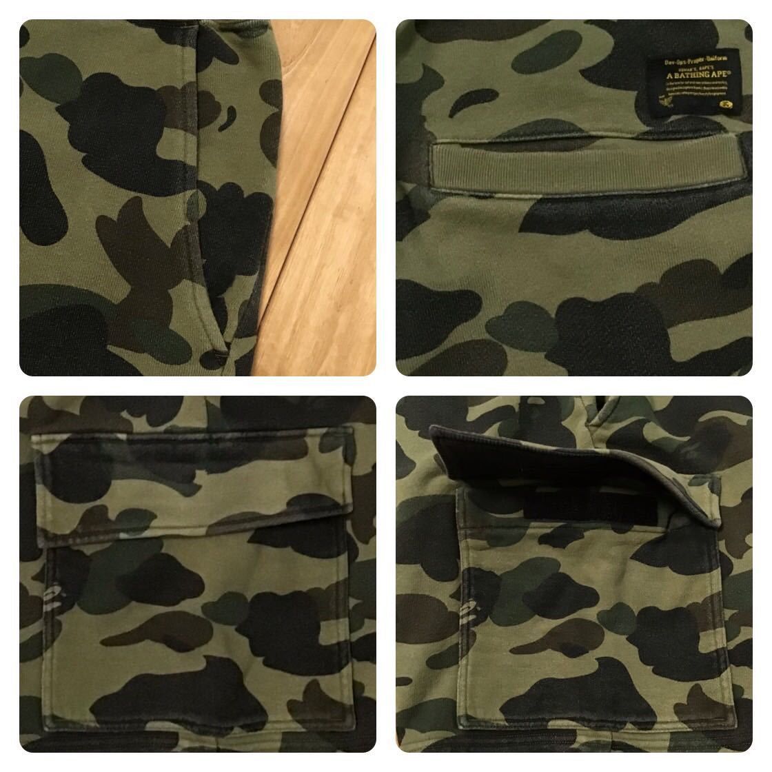 Bape BAPE Sweat cargo shorts 1st camo green ape ★size S Size US 30 / EU 46 - 6 Thumbnail