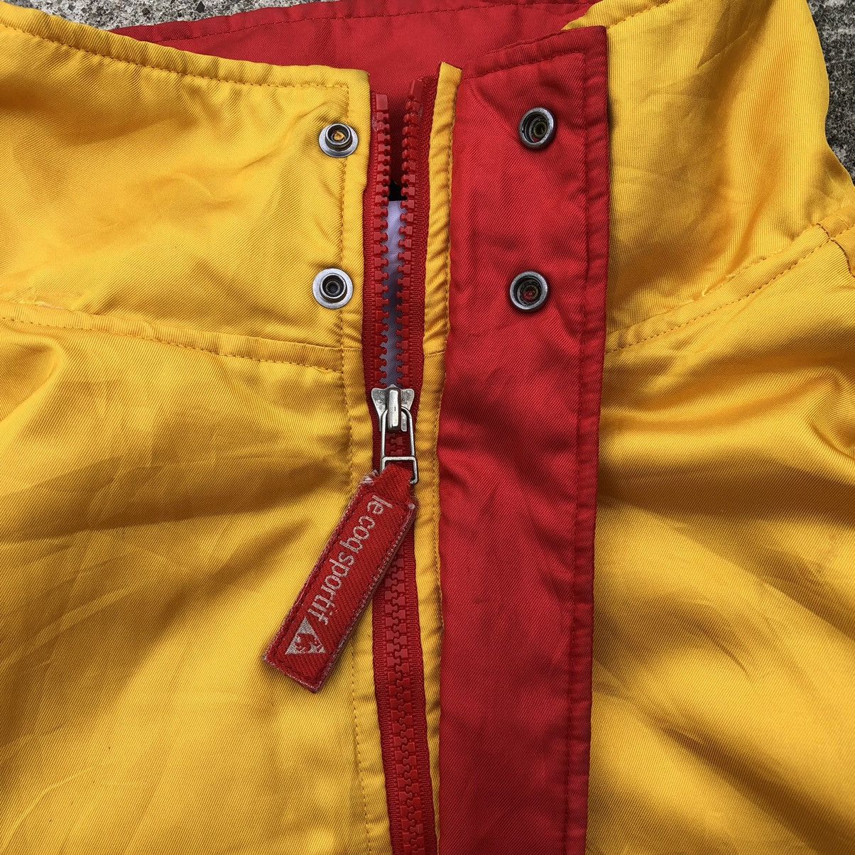 Le Coq Sportif × Vintage Le Coq Sportif Tricolour Big Logo France Long Light Jacket Size US XL / EU 56 / 4 - 13 Thumbnail