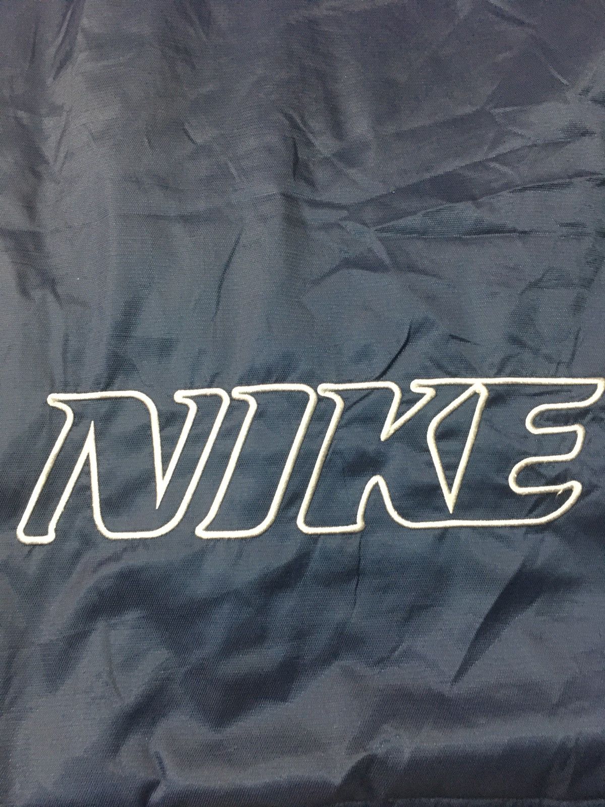 Nike × Vintage Vintage Nike big logo embroidery long jacket Size US XL / EU 56 / 4 - 17 Thumbnail