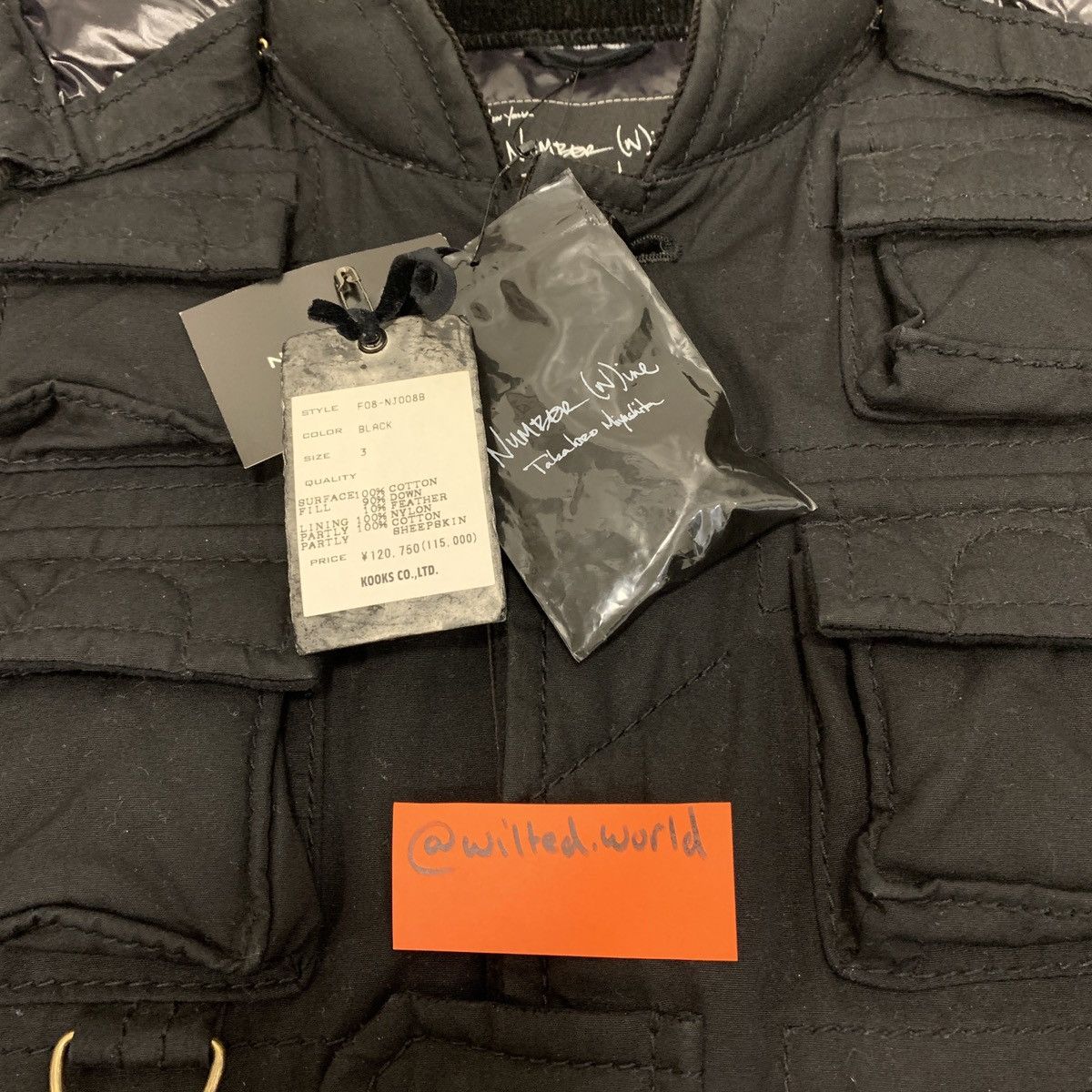 Number (N)ine Number (N)ine 2008AW Multi Pocket Cargo Down Jacket Size US L / EU 52-54 / 3 - 6 Thumbnail