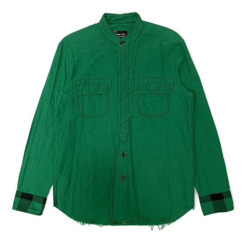 Number (N)ine Number (N)ine 08AW Plaid Button Up Shirt Size US L / EU 52-54 / 3 - 1 Thumbnail