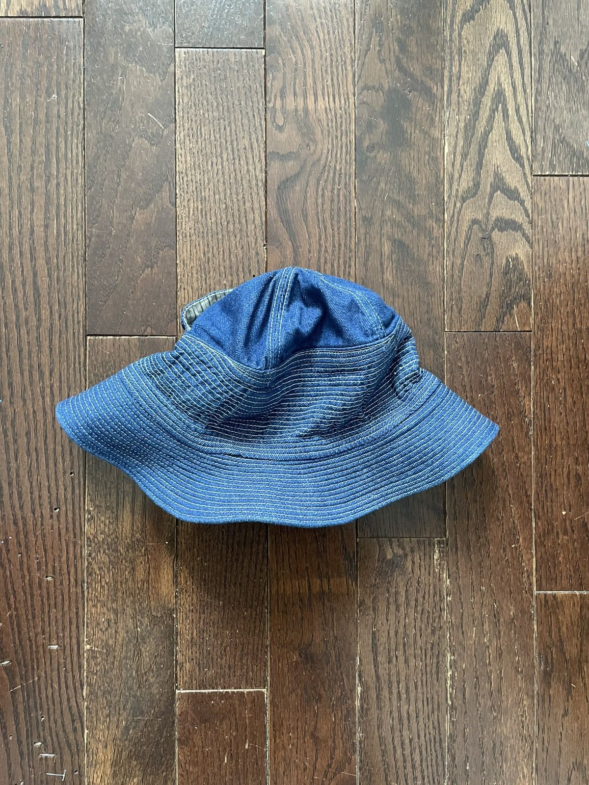 Kapital × Kapital Kountry Kapital Old Man and the Sea Bucket Hat Light Wash Denim Size ONE SIZE - 1 Thumbnail