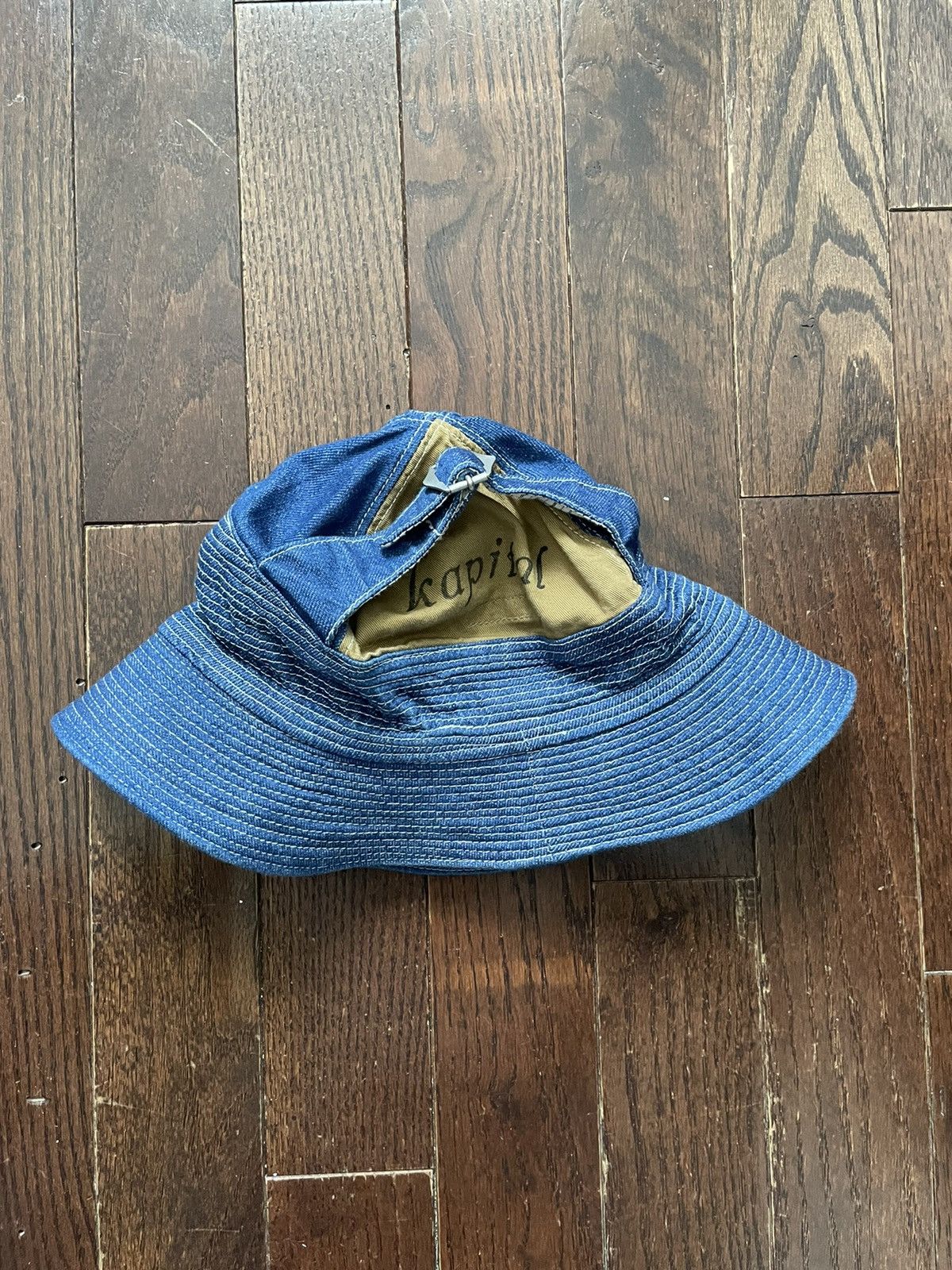 Kapital × Kapital Kountry Kapital Old Man and the Sea Bucket Hat Light Wash Denim Size ONE SIZE - 2 Thumbnail