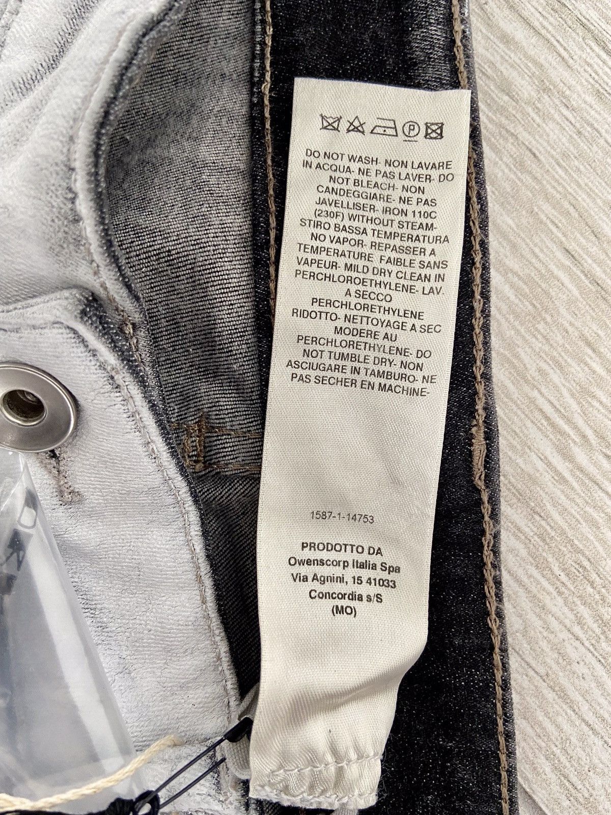 Rick Owens × Rick Owens Drkshdw NEW 🔥 TYRONE COLLAGE PATCHWORK HAND PAINTED DENIM CARTI ASAP Size US 30 / EU 46 - 16 Thumbnail