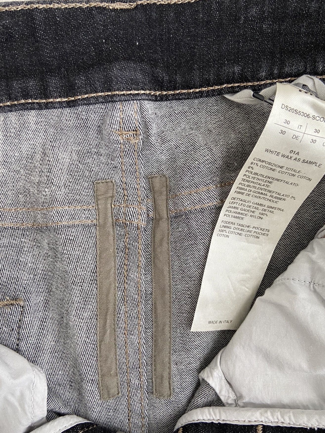 Rick Owens × Rick Owens Drkshdw NEW 🔥 TYRONE COLLAGE PATCHWORK HAND PAINTED DENIM CARTI ASAP Size US 30 / EU 46 - 18 Thumbnail