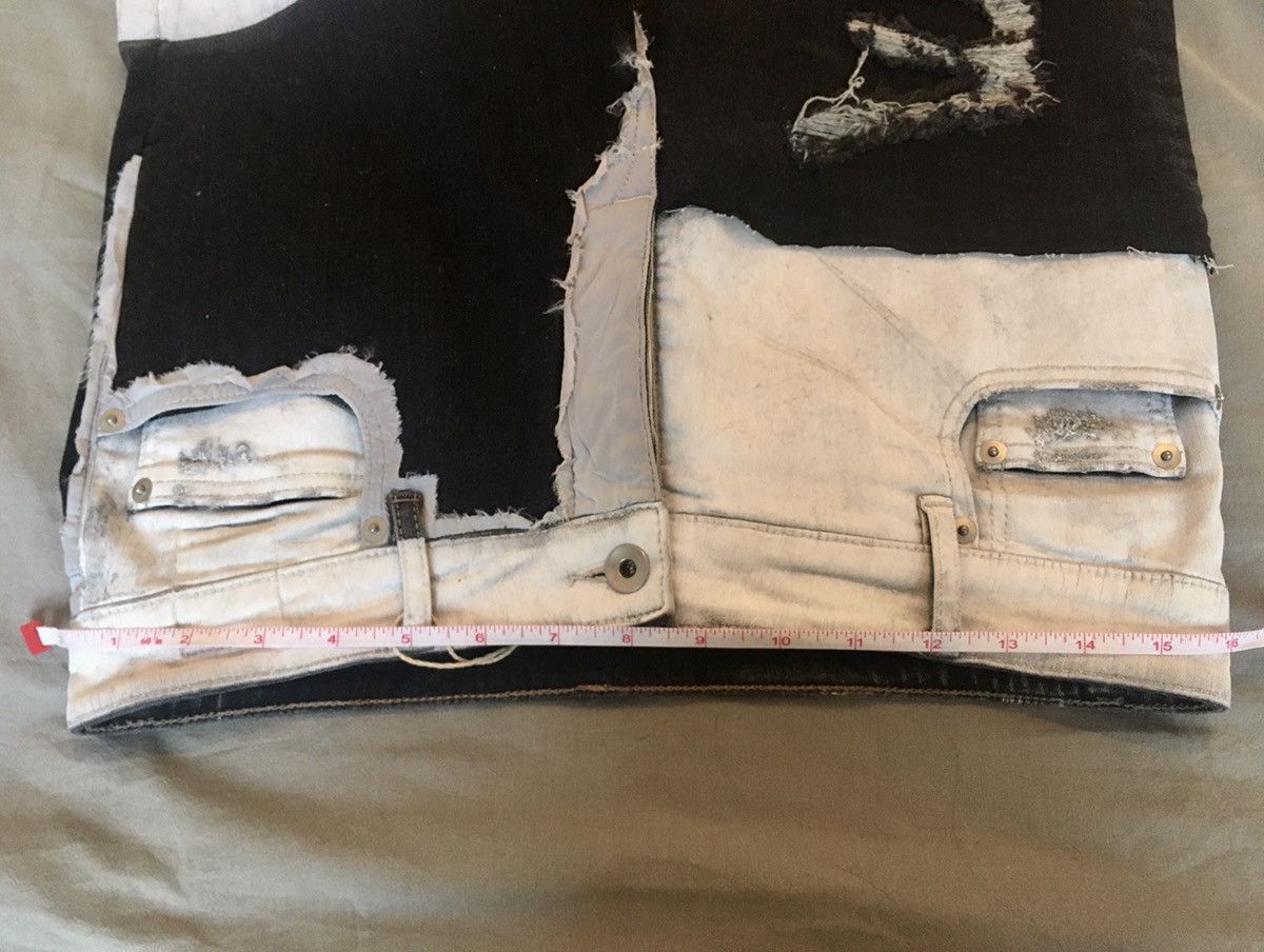 Rick Owens × Rick Owens Drkshdw NEW 🔥 TYRONE COLLAGE PATCHWORK HAND PAINTED DENIM CARTI ASAP Size US 30 / EU 46 - 19 Thumbnail