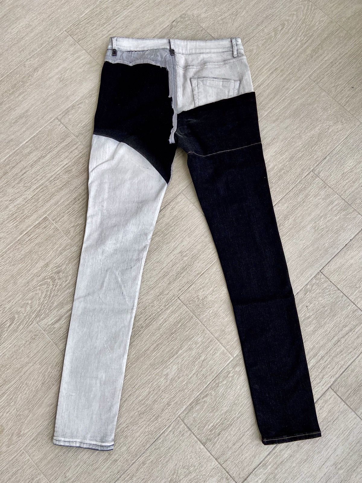 Rick Owens × Rick Owens Drkshdw NEW 🔥 TYRONE COLLAGE PATCHWORK HAND PAINTED DENIM CARTI ASAP Size US 30 / EU 46 - 10 Thumbnail