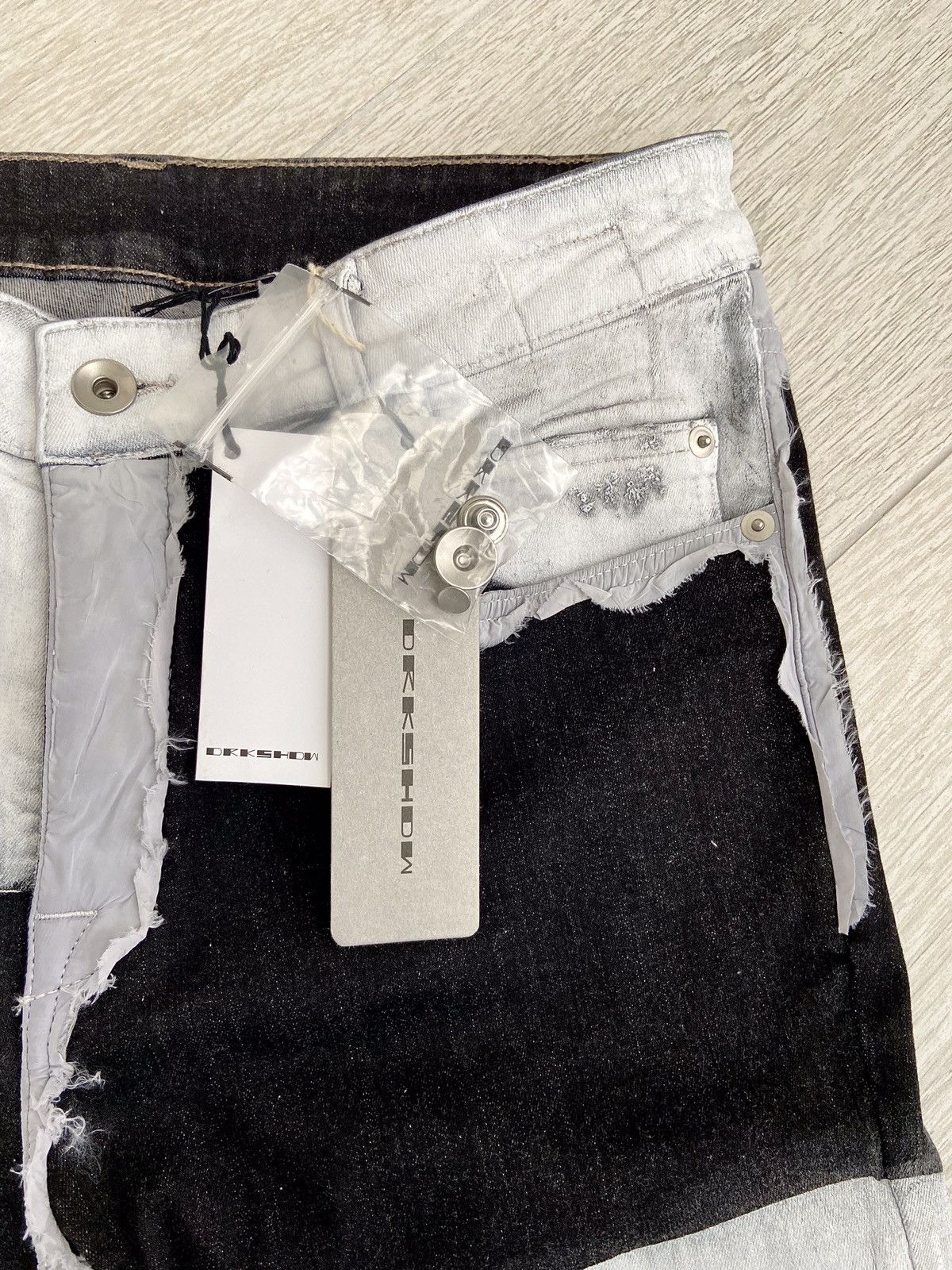 Rick Owens × Rick Owens Drkshdw NEW 🔥 TYRONE COLLAGE PATCHWORK HAND PAINTED DENIM CARTI ASAP Size US 30 / EU 46 - 7 Thumbnail