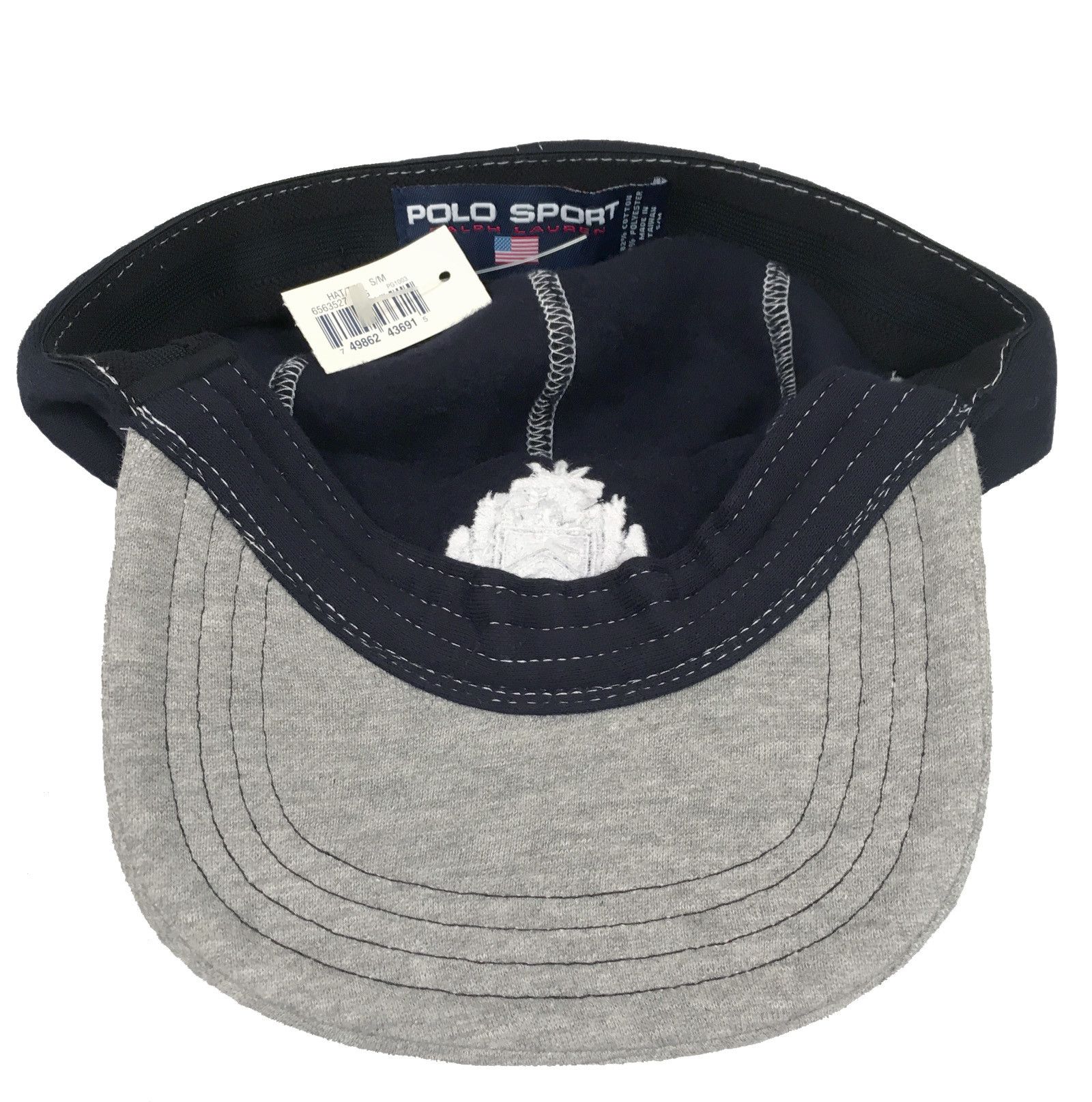 Polo Ralph Lauren NEW Vintage Polo Sport Ralph Lauren Baseball Hat Soft Fleece Size ONE SIZE - 3 Thumbnail