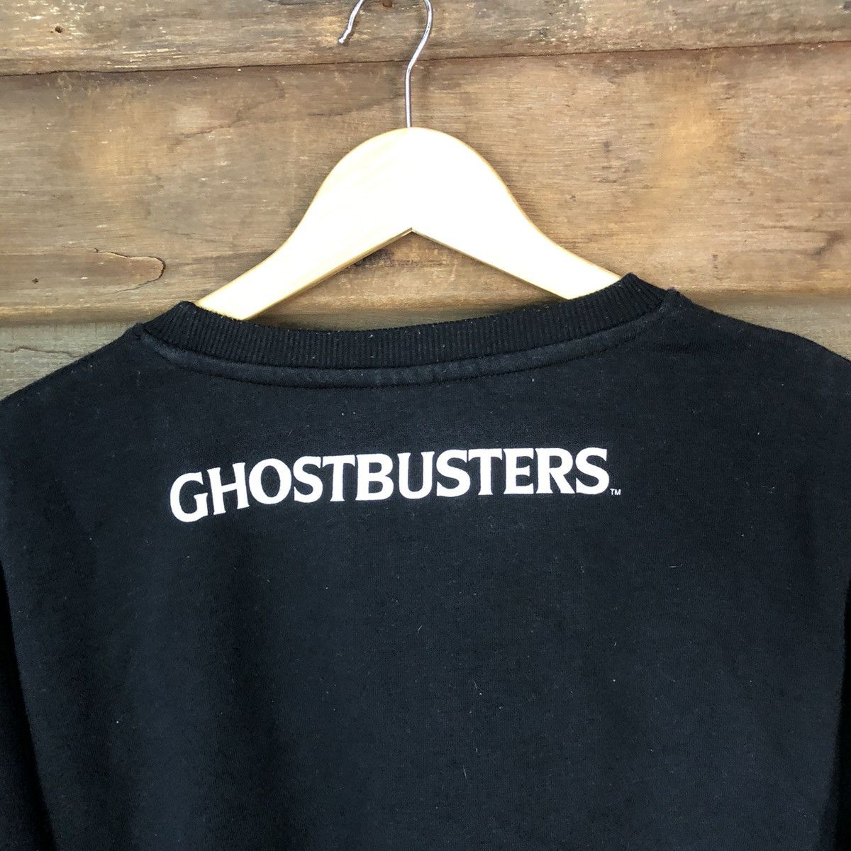 Vintage Ghostbuster movie vintage Black Sweatshirt #4741 Size US L / EU 52-54 / 3 - 11 Thumbnail