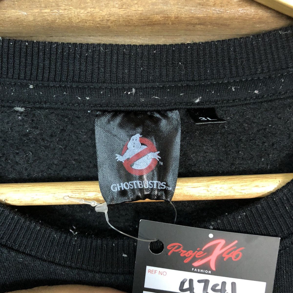 Vintage Ghostbuster movie vintage Black Sweatshirt #4741 Size US L / EU 52-54 / 3 - 7 Thumbnail