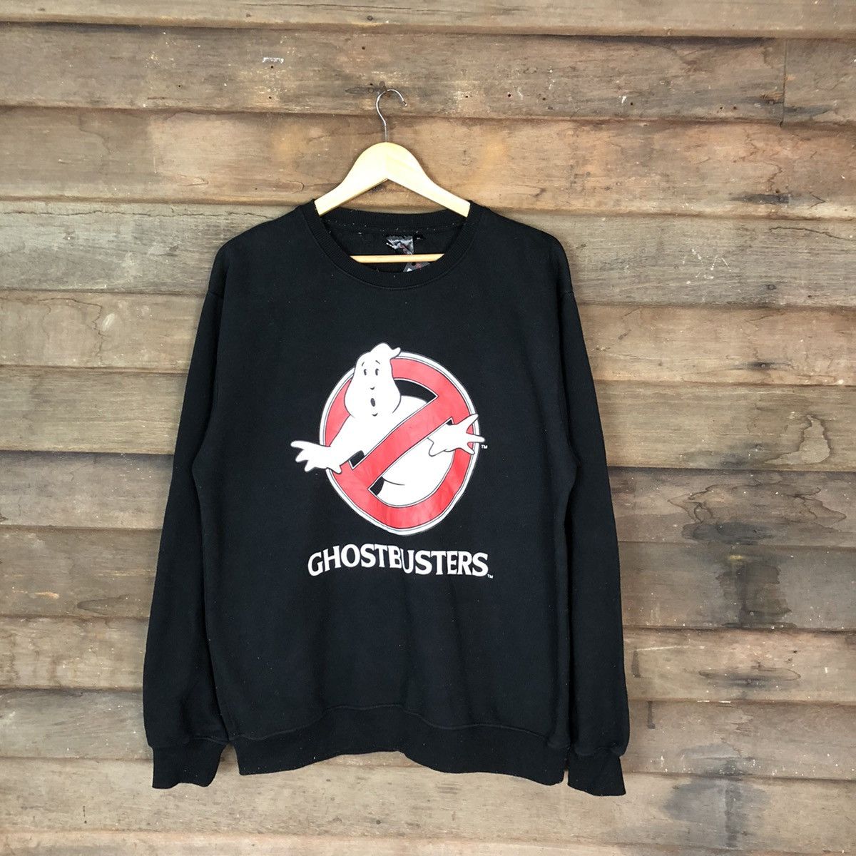 Vintage Ghostbuster movie vintage Black Sweatshirt #4741 Size US L / EU 52-54 / 3 - 1 Thumbnail