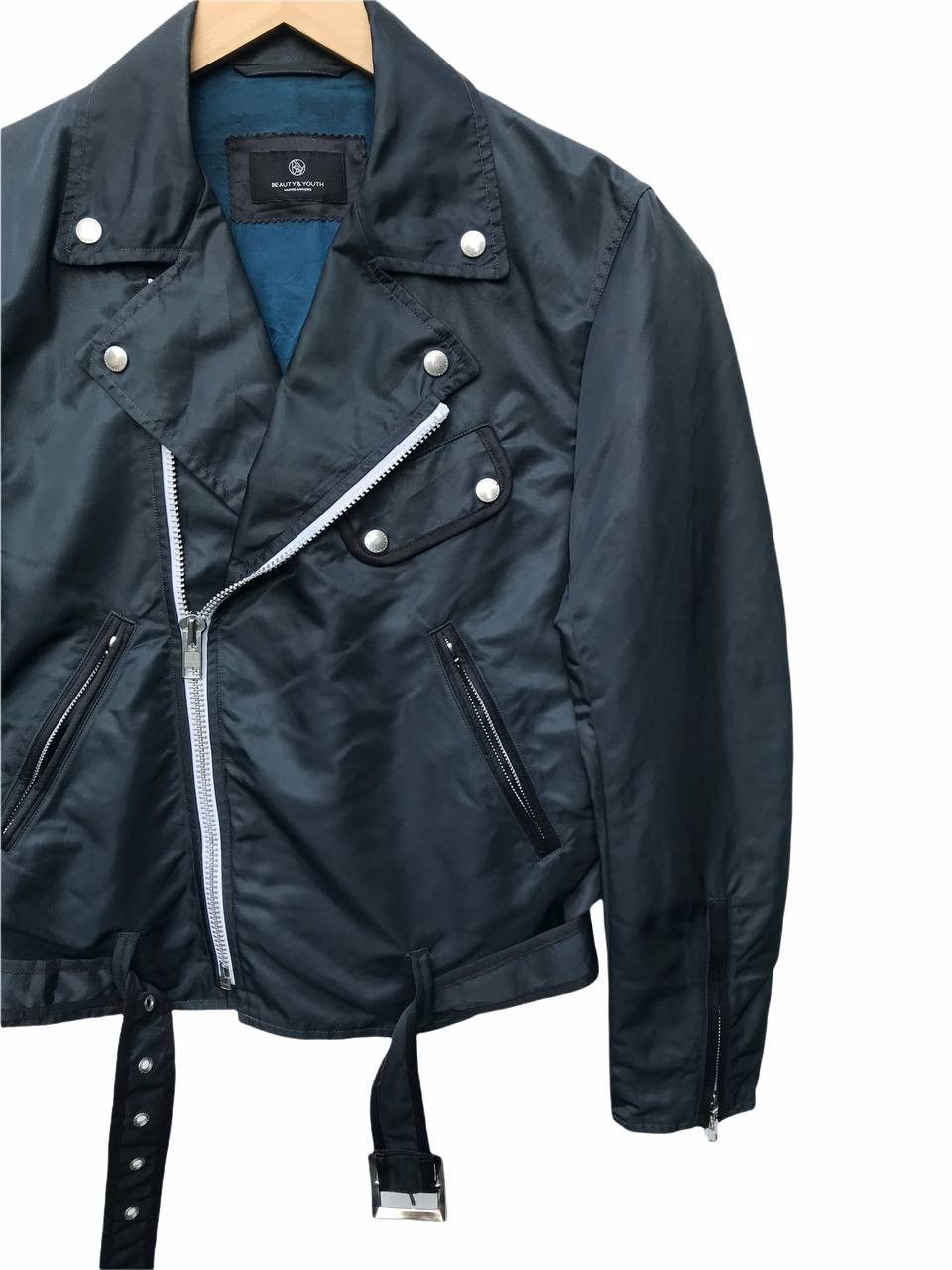 United Arrows United Arrow Double Collar Nylon Rockabilly Style Jacket Size US S / EU 44-46 / 1 - 3 Thumbnail