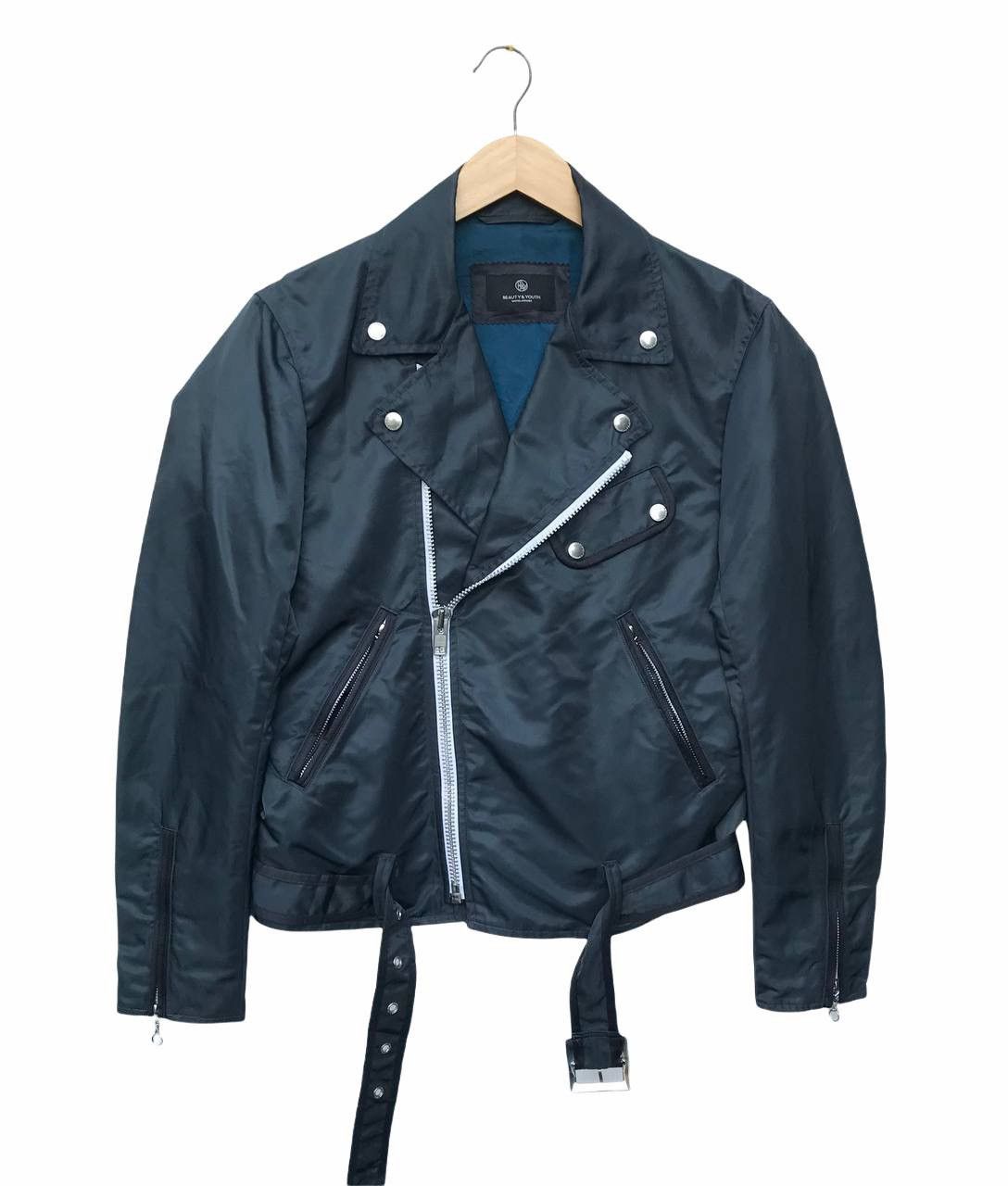 United Arrows United Arrow Double Collar Nylon Rockabilly Style Jacket Size US S / EU 44-46 / 1 - 1 Thumbnail