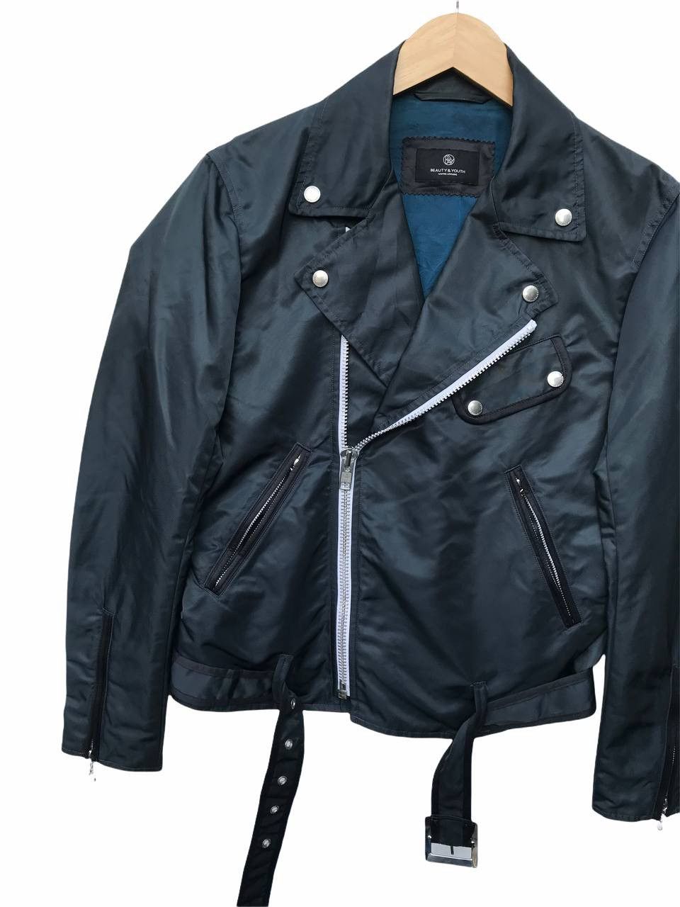 United Arrows United Arrow Double Collar Nylon Rockabilly Style Jacket Size US S / EU 44-46 / 1 - 4 Thumbnail