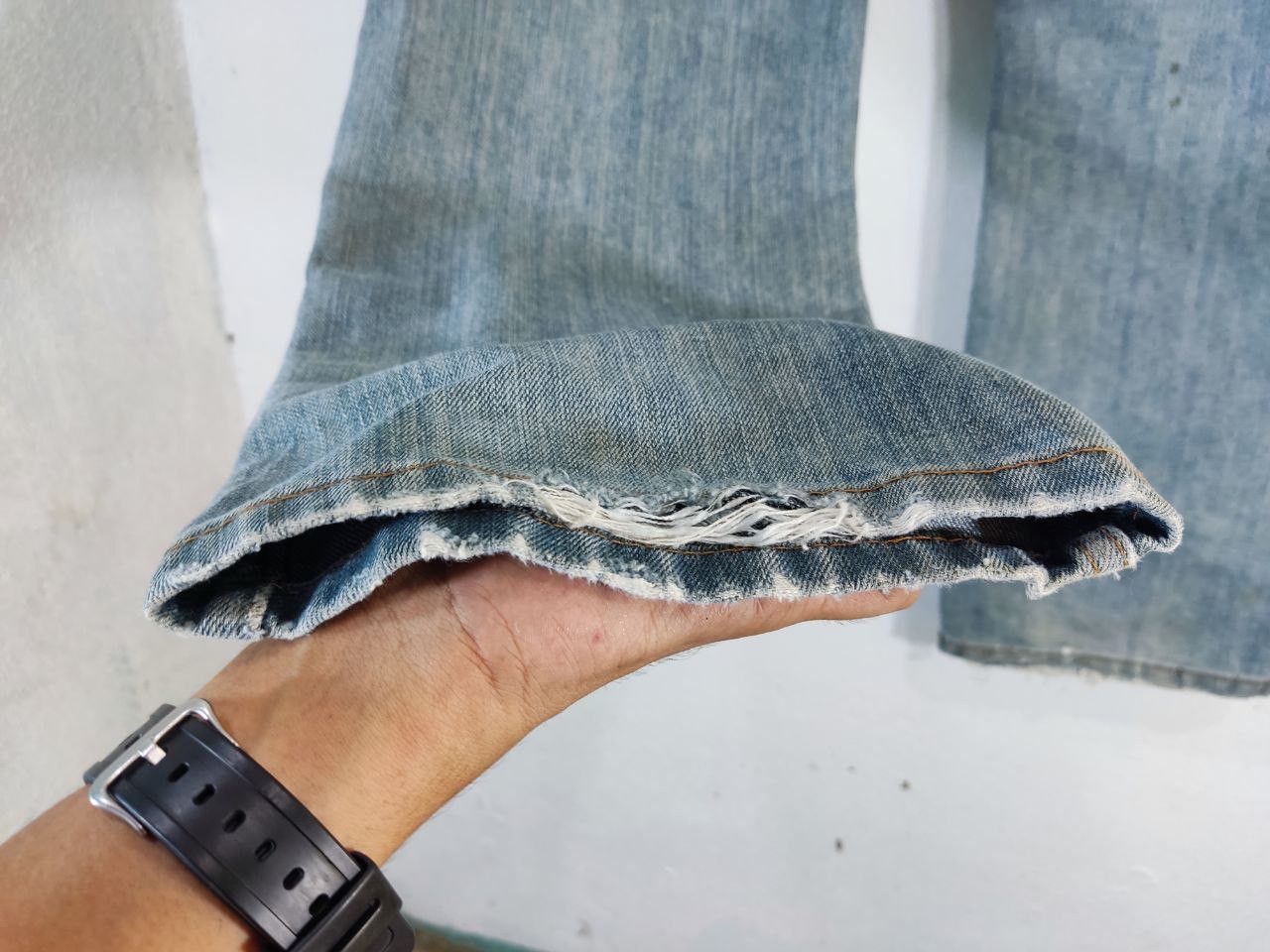 Levi's levis 559 straight cut distressed denim Size US 36 / EU 52 - 13 Thumbnail