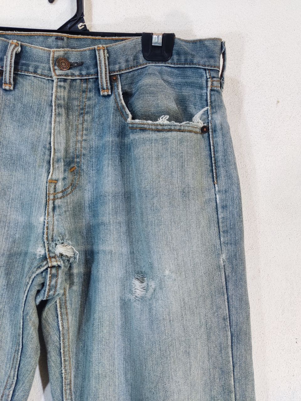 Levi's levis 559 straight cut distressed denim Size US 36 / EU 52 - 9 Thumbnail
