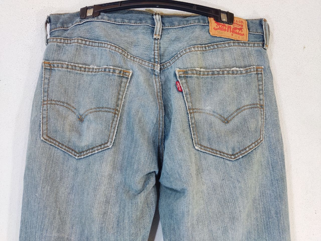 Levi's levis 559 straight cut distressed denim Size US 36 / EU 52 - 19 Thumbnail