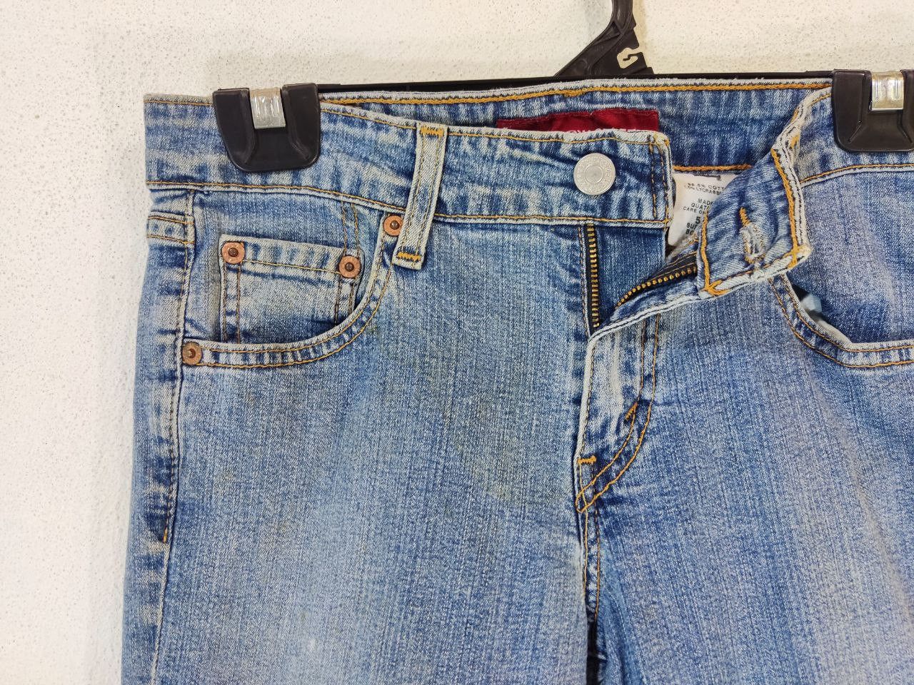 Levi's vintage levis 518 superlow stretch bootcut flare denim Size 30" / US 8 / IT 44 - 8 Thumbnail