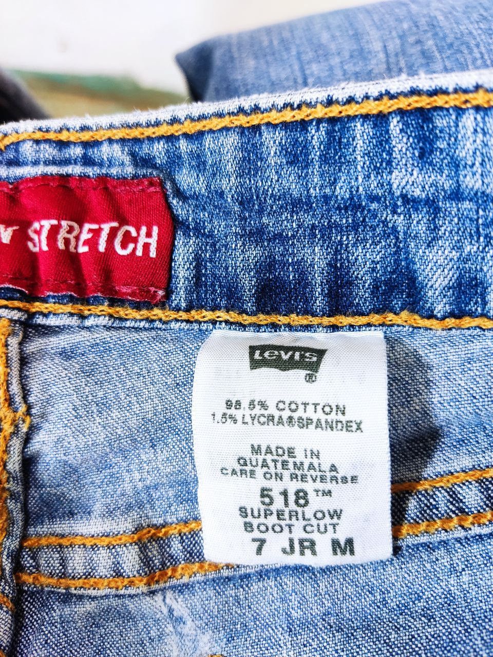 Levi's vintage levis 518 superlow stretch bootcut flare denim Size 30" / US 8 / IT 44 - 5 Thumbnail