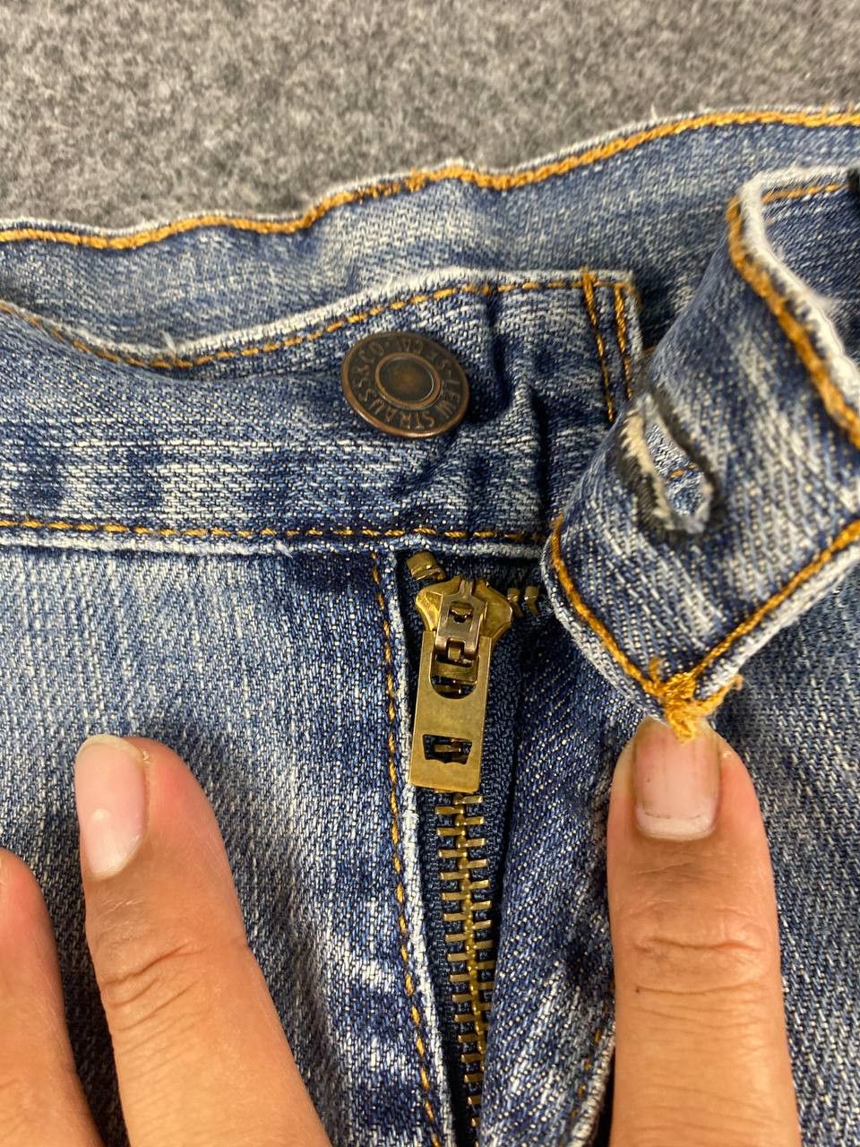 Levi's levis 559 relaxed straight fit denim nice design Size US 38 / EU 54 - 12 Thumbnail
