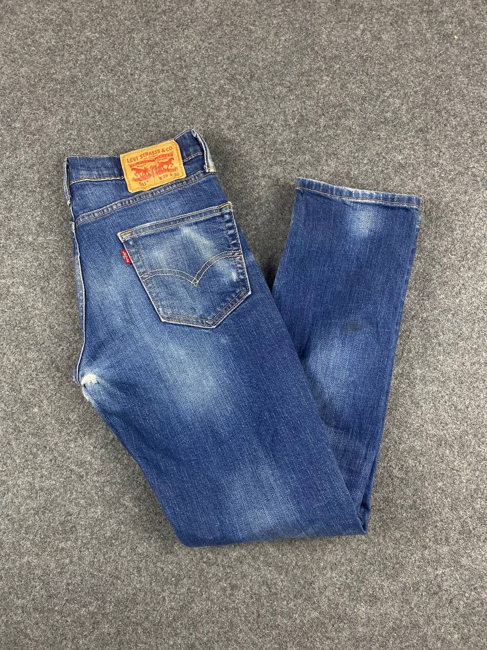 Levi's levis 511 slim distressed denim Size US 31 - 2 Thumbnail