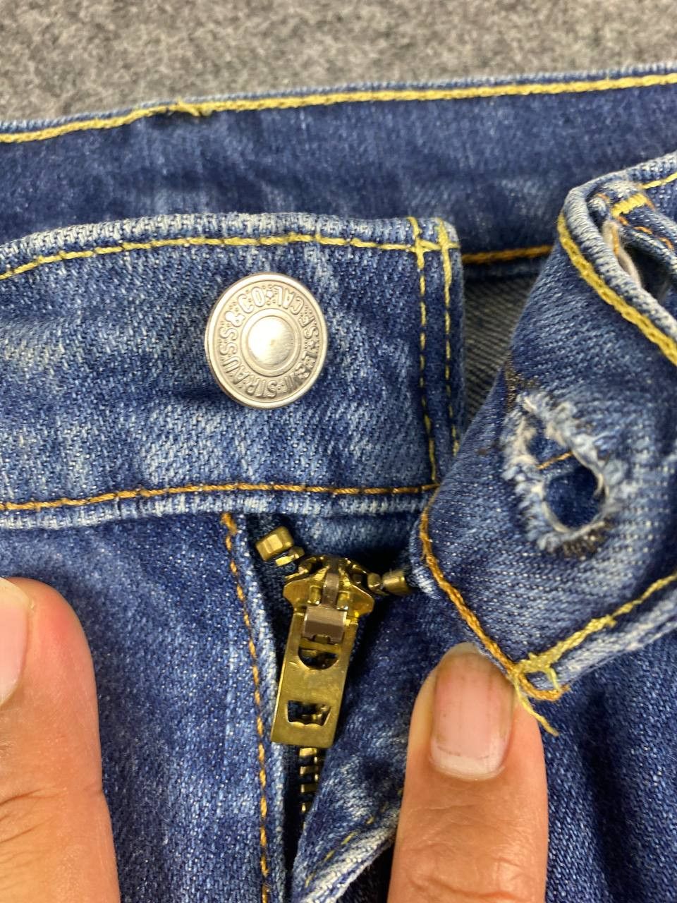 Levi's levis 511 slim distressed denim Size US 31 - 11 Thumbnail