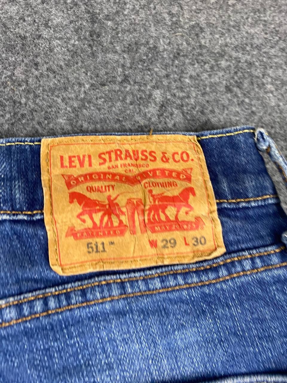 Levi's levis 511 slim distressed denim Size US 31 - 6 Thumbnail
