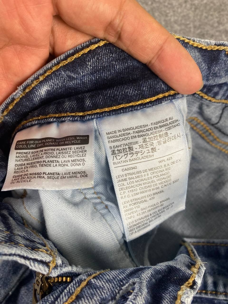 Levi's levis 511 slim distressed denim Size US 29 - 15 Thumbnail